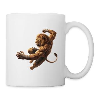 Lion in the Leap - Mug - white - Right