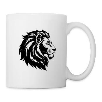 Lion head - Mug - white - Right