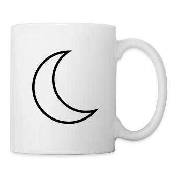 Demi-Lune - Mug blanc - blanc - Droite