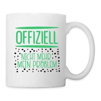 Verantwortung Probleme - Tasse - Weiß - Rechts