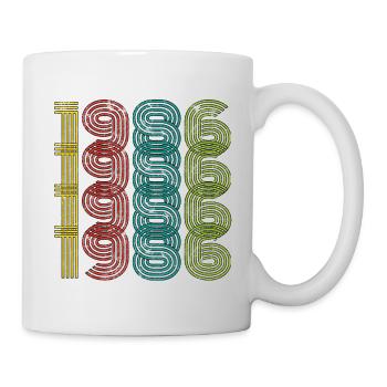 Millésime 1986 - Mug blanc - blanc - Droite
