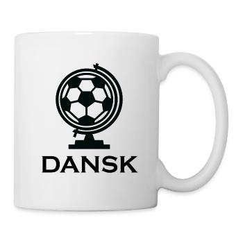 Denmark Dansk Fussball - Tasse - Weiß - Rechts