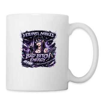 Bad Bit* Energy Neon, young miko - Mug - white - Right