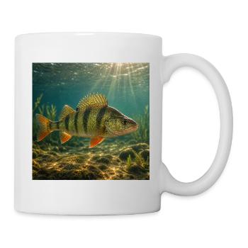 Sitze im Sonnenlicht unter Wasser - Tasse - Weiß - Rechts