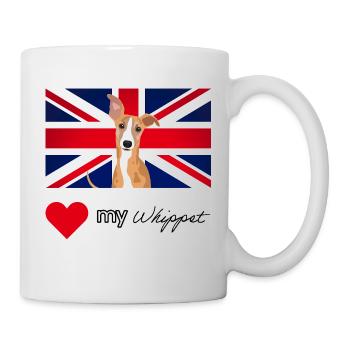 LUVMYWHIPPET (Black text, Vibrant) - Mug - white - Right