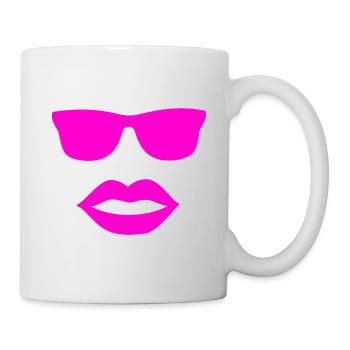 Lunettes de soleil - Mug blanc - blanc - Droite