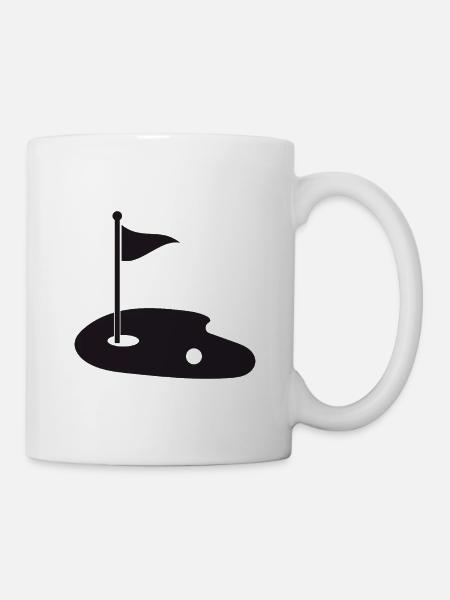 Golf Green - Tasse - Weiß