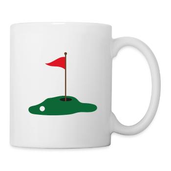 Golf Green - Tasse - Weiß - Rechts