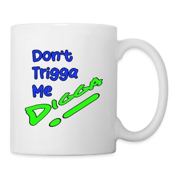 Dont Trigga Me DigiGo Neon Design - Mug - white - Right