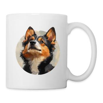 süßer Hund - Tasse - Weiß - Rechts