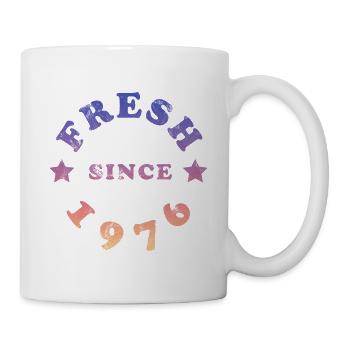Vintage 1976 - Tasse - Weiß - Rechts