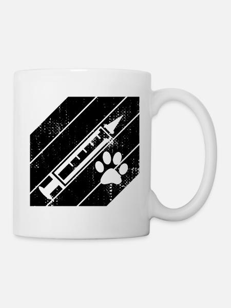 Spritze - Tasse - Weiß