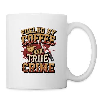 Cadeau du podcast True Crime Mobile, Coffee - Mug blanc - blanc - Droite