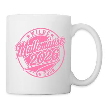 Malle 2026 Wilde Mallemäuse on Tour - Mug - white - Right