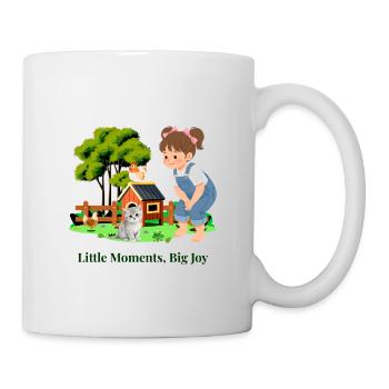 A little moment, a lot of joy. - Mug - white - Right
