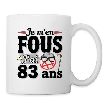 I'm 83 years old / 83 years old gift / 83 years old t-shirt - Mug - white - Right