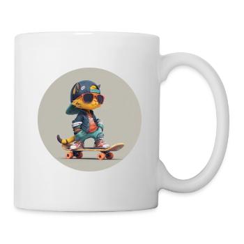skater cat - Mug - white - Right