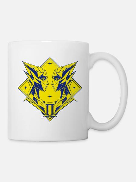 Zwillinge – Dualität & Balance - Tasse - Weiß