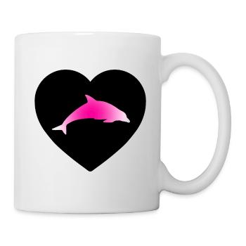 Dauphin - Mug blanc - blanc - Droite