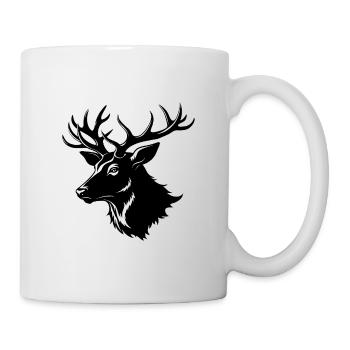 Elchkopfform - Tasse - Weiß - Rechts