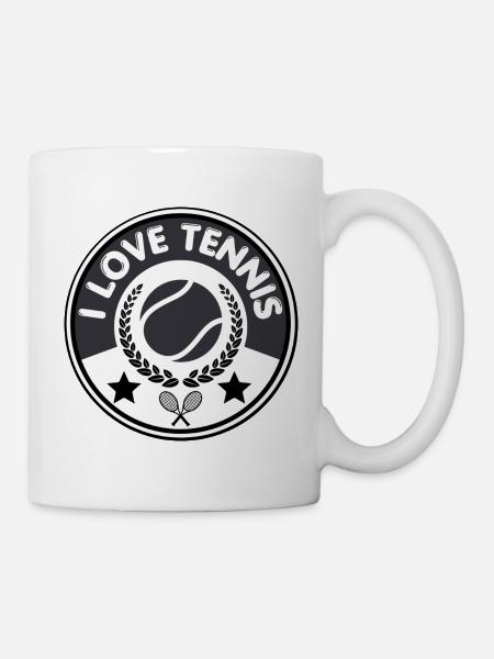 I Love Tennis  - Mug blanc - blanc