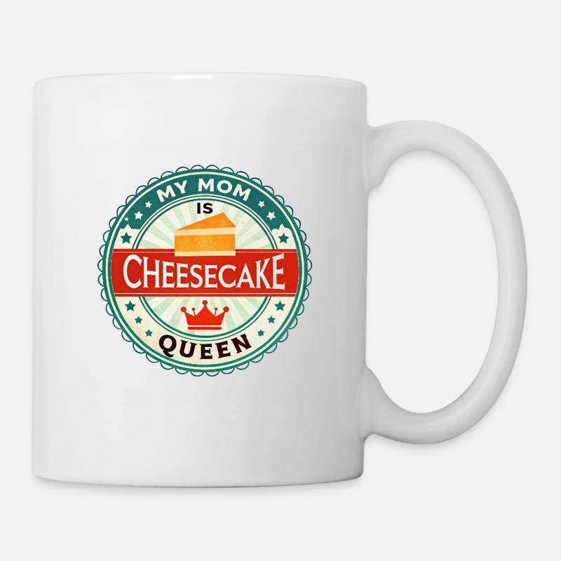 Cheesecake Queen Mom Badge - Mug - white
