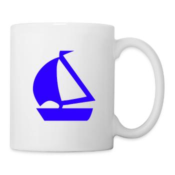 Voile - Mug blanc - blanc - Droite