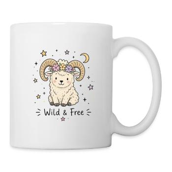 Astro-Widder – Wild & Free - Tasse - Weiß - Rechts
