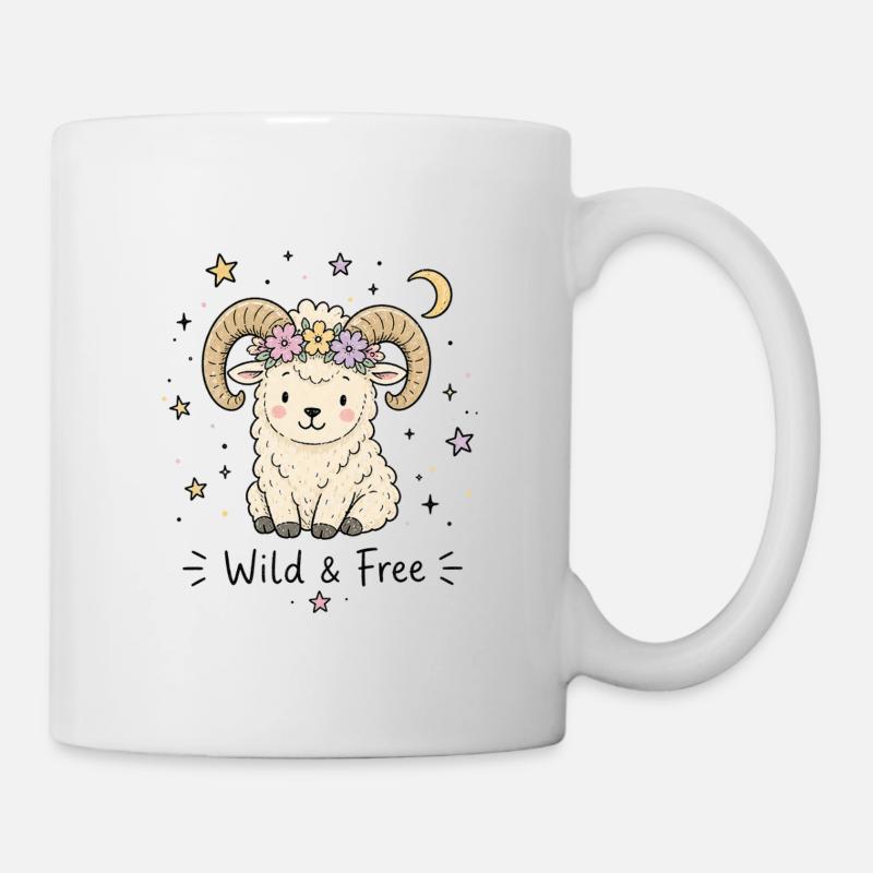 Astro Aries – Wild & Free - Mug - white