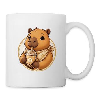 Golden Bear Bubble Tea Charm - Mug - white - Right