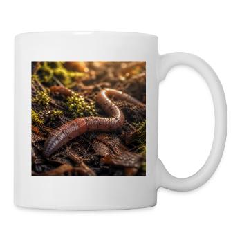 Earthworm woodland - Mug - white - Right