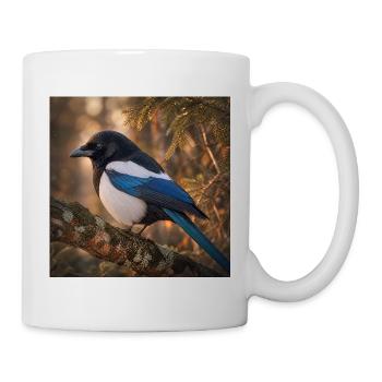 Skaten im Wald - Tasse - Weiß - Rechts