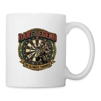 Dart Legend: Ultimate Thrower - Tasse - Weiß - Rechts