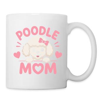 Cœurs de Maman Caniche - Mug blanc - blanc - Droite