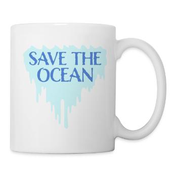 Save The Ocean Ozean Aktivismus Umwelt Statement - Tasse - Weiß - Rechts