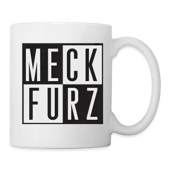 MeckFurz Typo Grid, Politik, bundeskanzler - Tasse - Weiß - Rechts