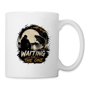 Waiting For The One Carp Fishing Design - Mug - white - Right