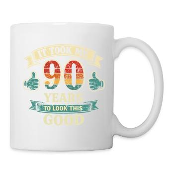 90 Years - It Took Me 90 Years to Be This Beautiful - Mug - white - Right