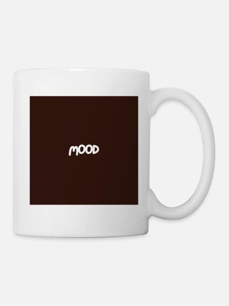 "MOOD" Graphic Tee Design - Mug blanc - blanc