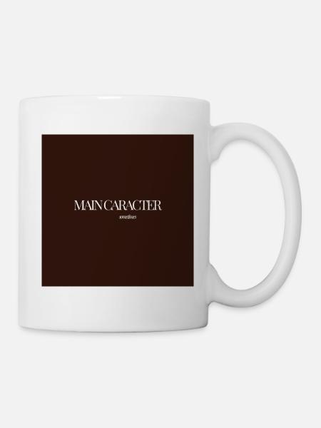 "CARACTER SOMETIMES" Grafik-T-Design - Tasse - Weiß