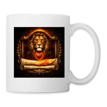 Lionheart & Phoenix Feather - Mug - white - Right