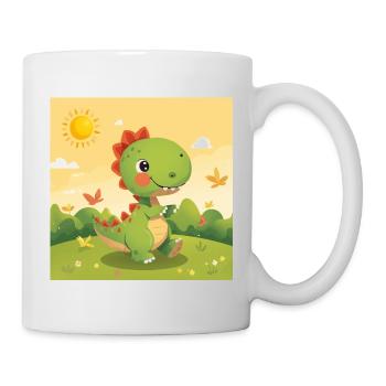 Petit dinosaure - Mug blanc - blanc - Droite