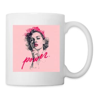 Female Power Illustration - Mug - white - Right