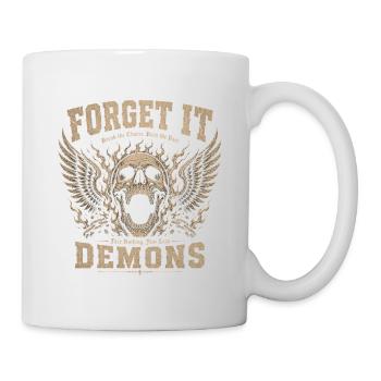 Forget It Demons Skull Wings - Tasse - Weiß - Rechts
