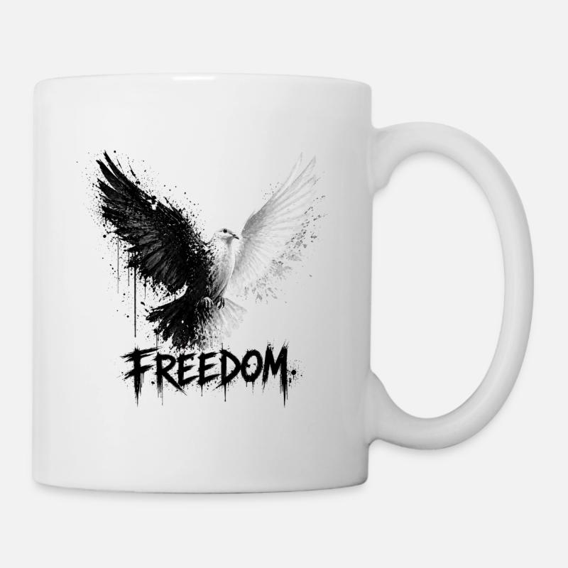 Duality of Freedom - Mug - white