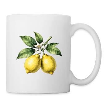 Botanical Lemon Trees Watercolor - Mug - white - Right