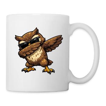 Chouette à l’eau - Mug blanc - blanc - Droite