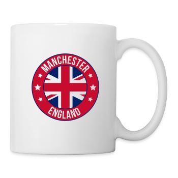 Manchester Flag Roundel Emblem - Mug - white - Right