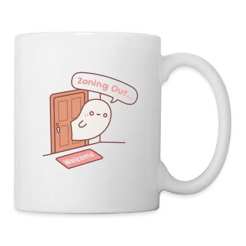 Süßer Geist, der aus der Tür verschwindet. - Tasse - Weiß - Rechts