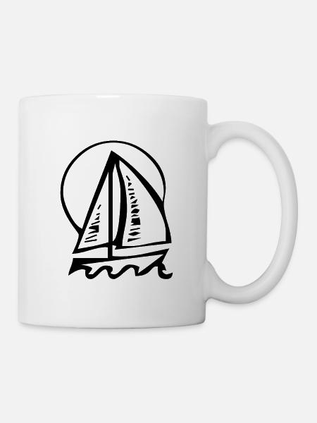 Segeln - Tasse - Weiß